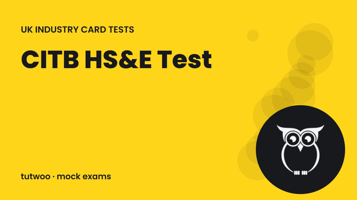 CITB Health, Safety & Environment Test (Operatives): Mock Exams