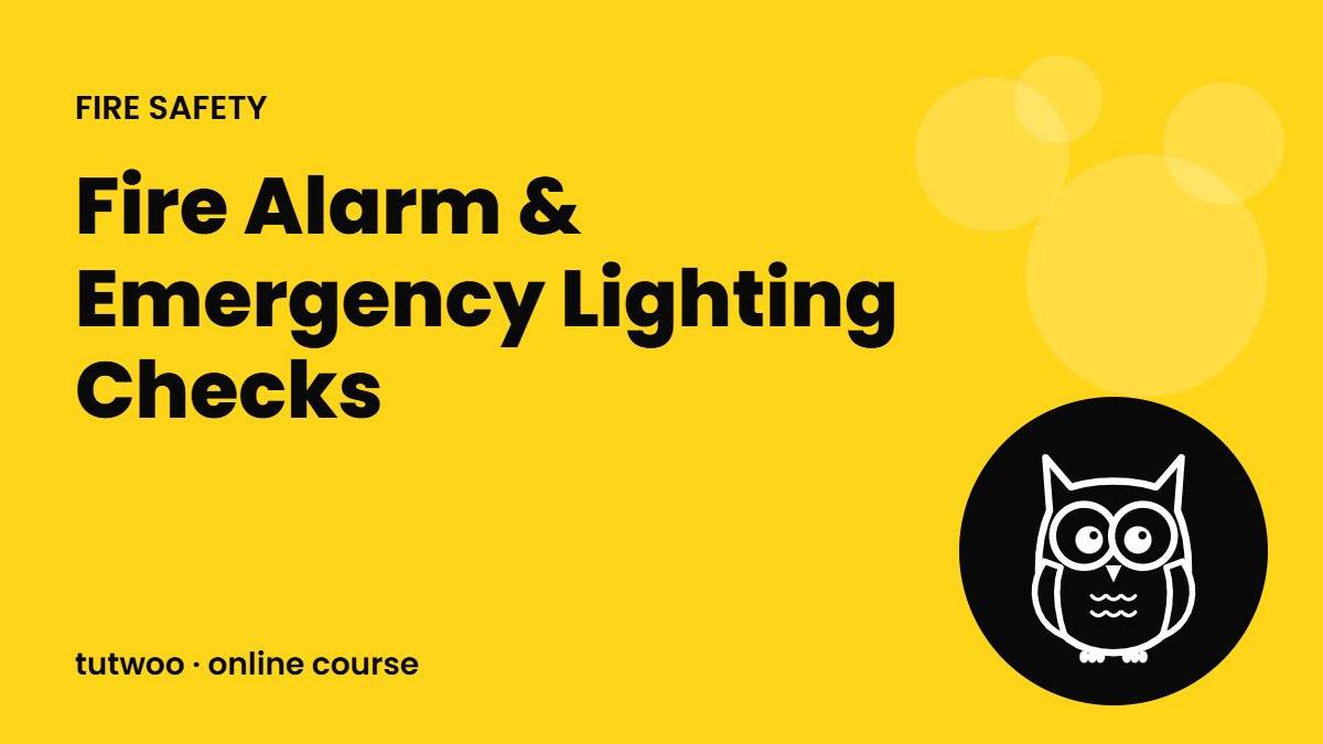 Fire Alarm & Emergency Lighting Checks
