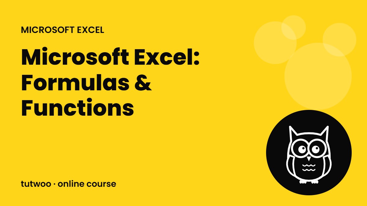 Microsoft Excel: Formulas & Functions