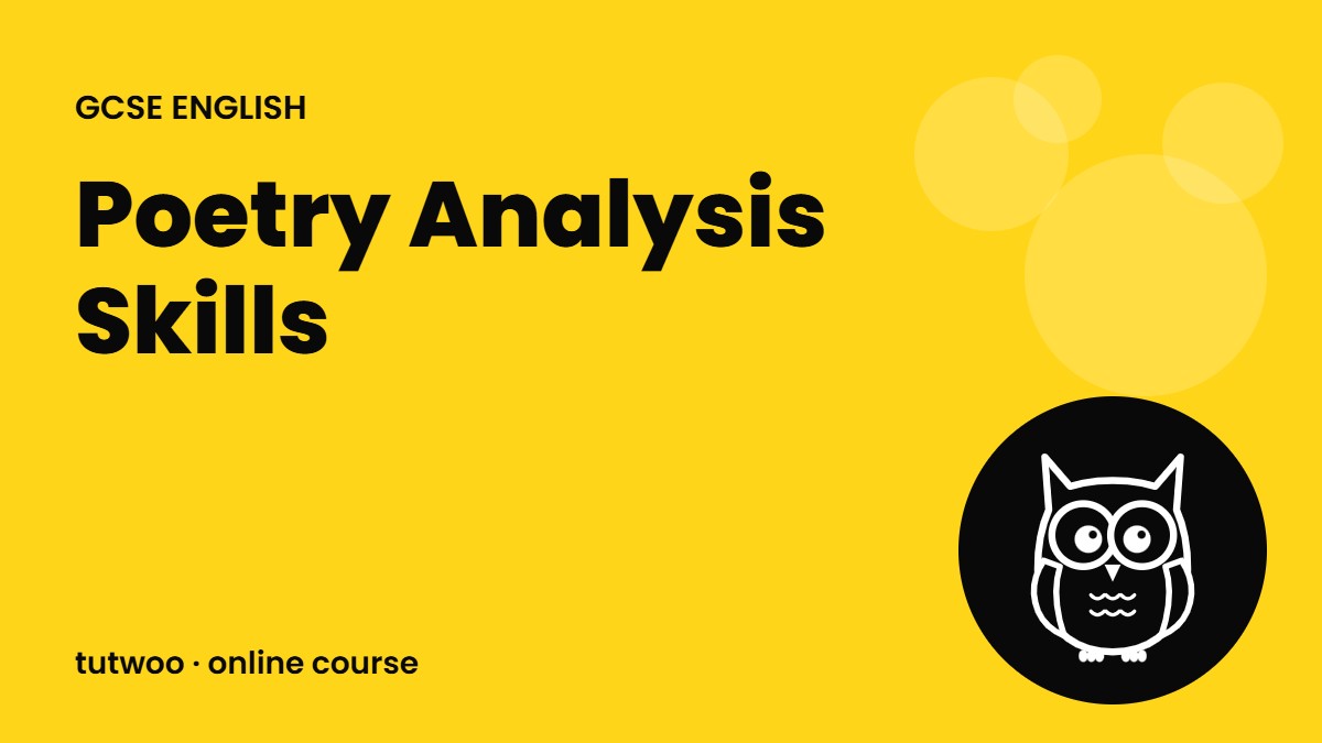 Poetry Analysis Skills