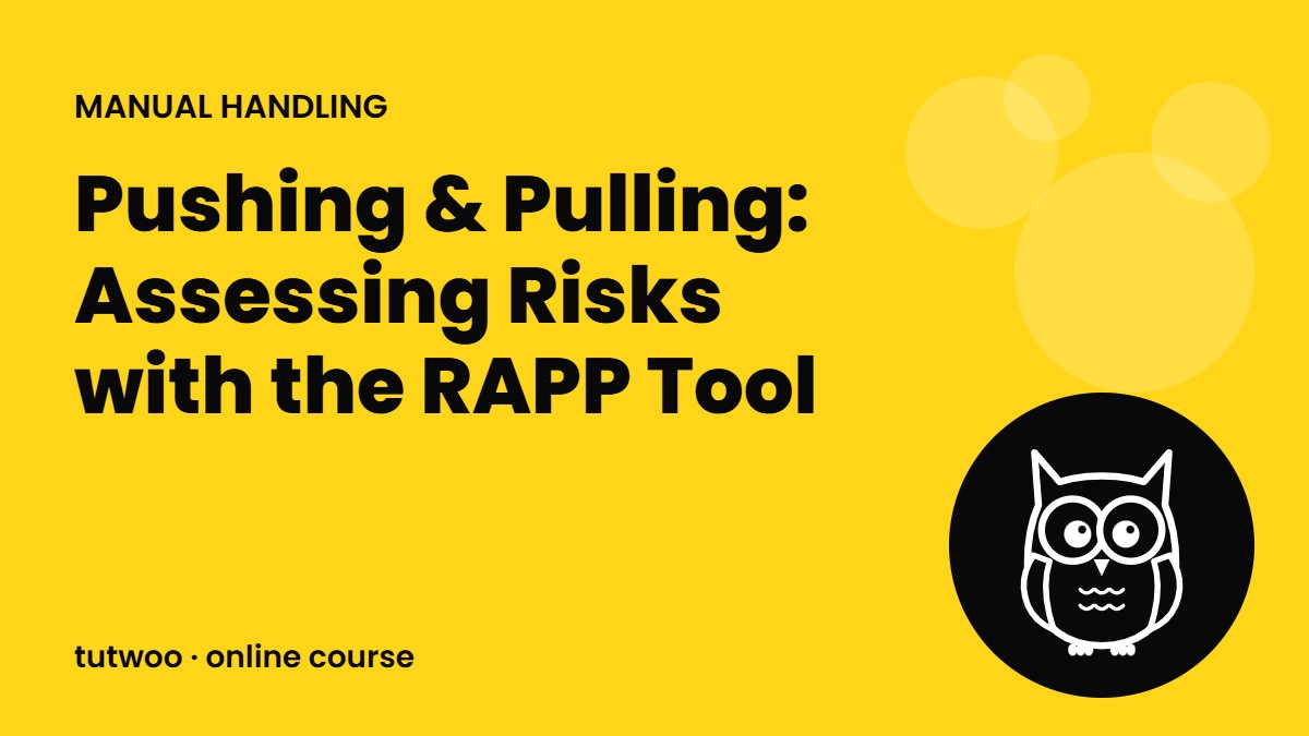 Pushing & Pulling: Assessing Risks with the RAPP Tool