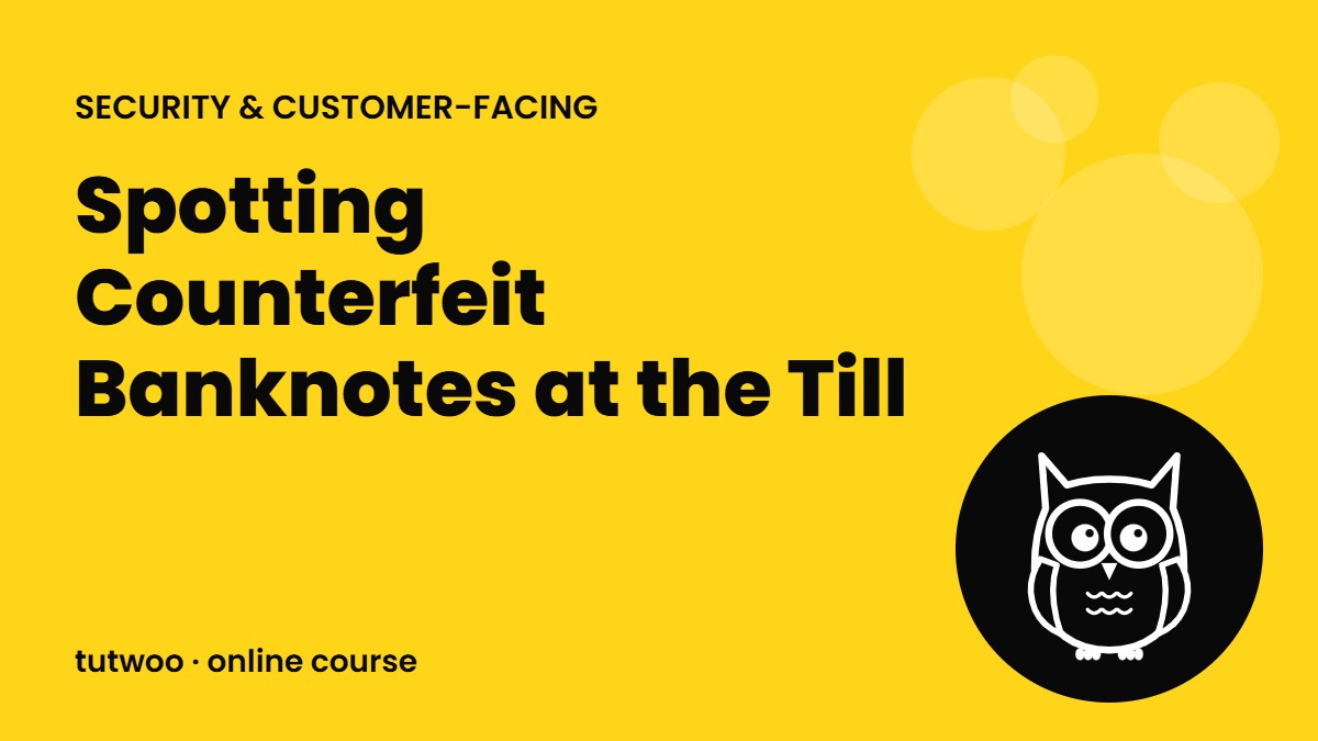 Spotting Counterfeit Banknotes at the Till