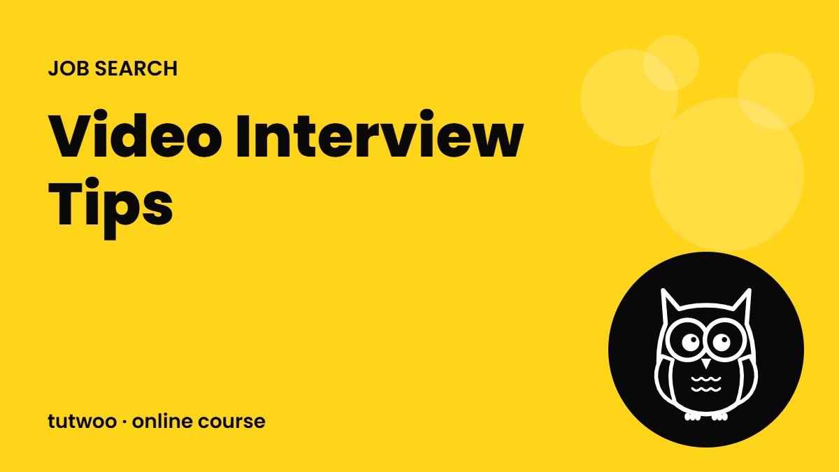 Video Interview Tips