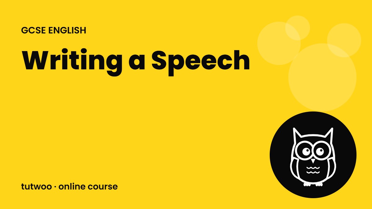 Writing a Speech