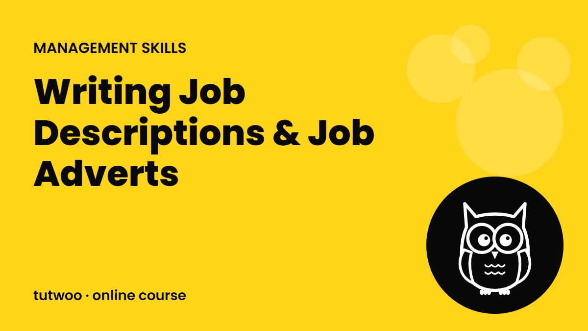 Writing Job Descriptions & Job Adverts