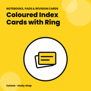 Coloured Index Cards with Ring illustration