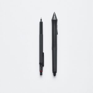 A mechanical pencil and a pen